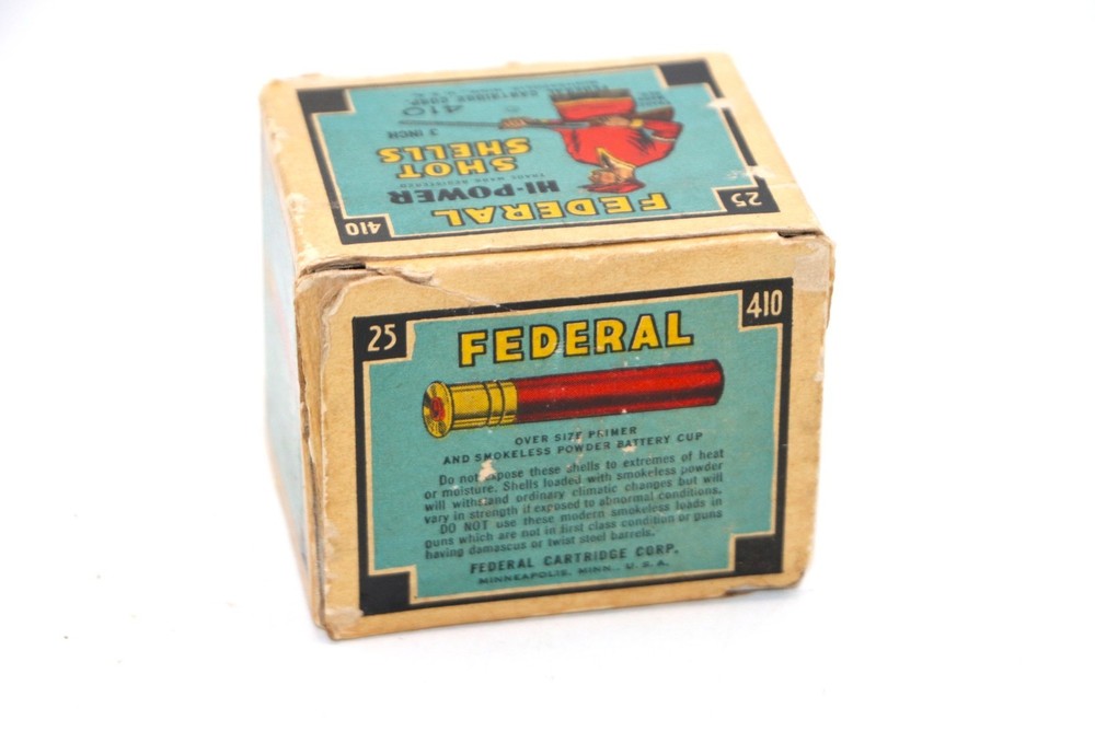 Federal Hi-Power .410 Gauge 1-Pc. Box - Empty