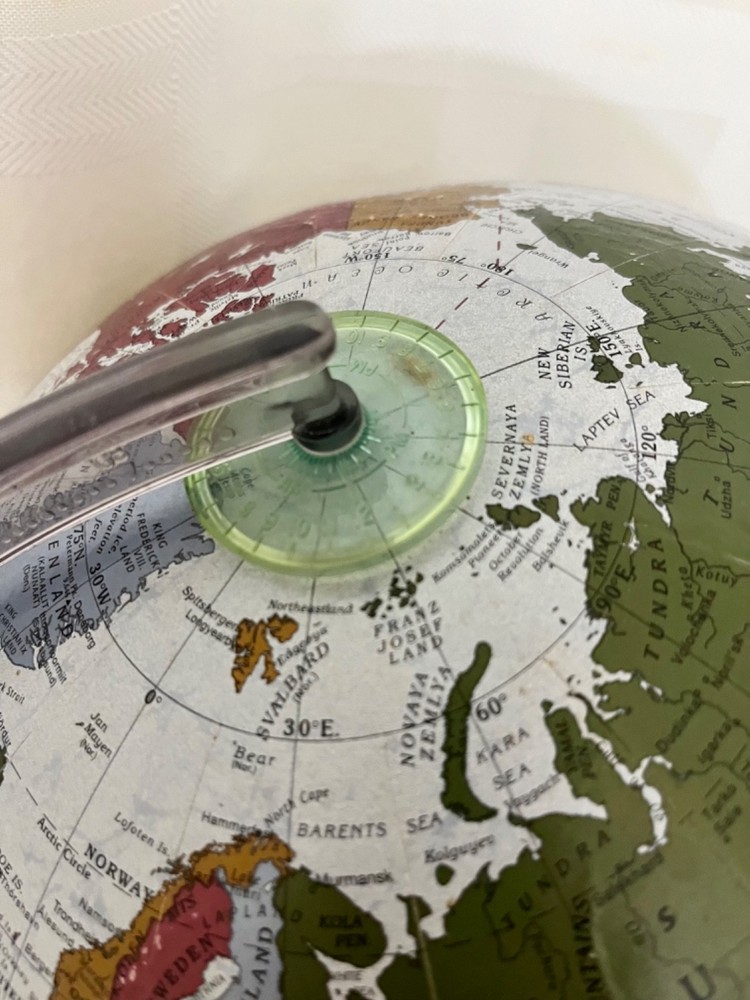 Vintage Replogle 12" Diameter World Globe ~ Platinum Classic, Explorer Series