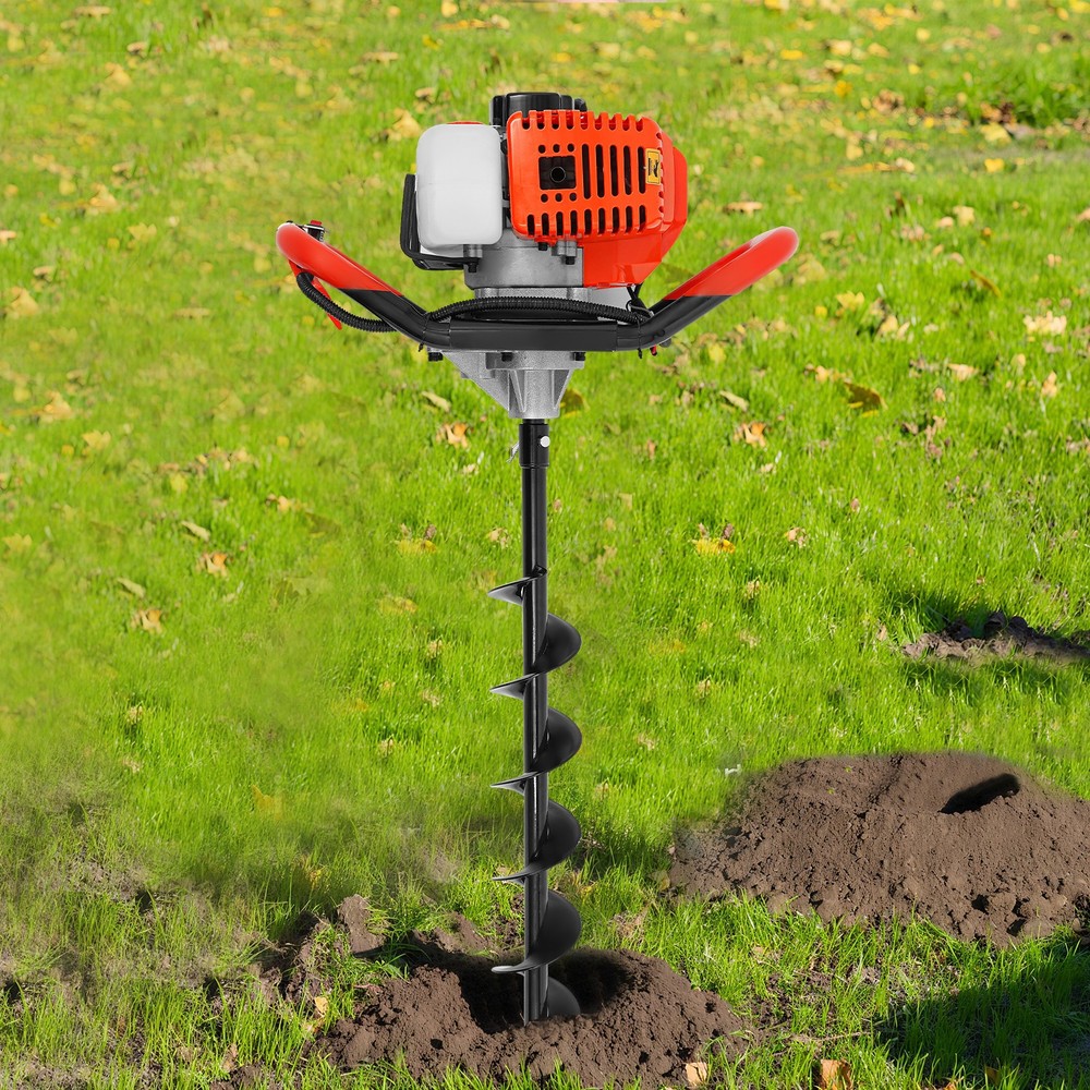 52cc 2Stroke Air-cooled Gas Powered Earth Auger Digging Machine Post Hole Digger