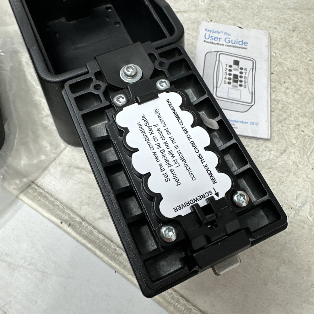 Kidde KeySafe Pro Pushbutton Combination KeyBox, waterproof boot