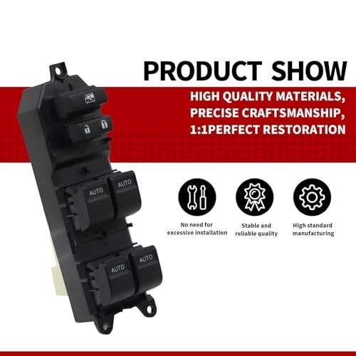 Power Window Switch Automatically Up and Down Driver Side Compatible with