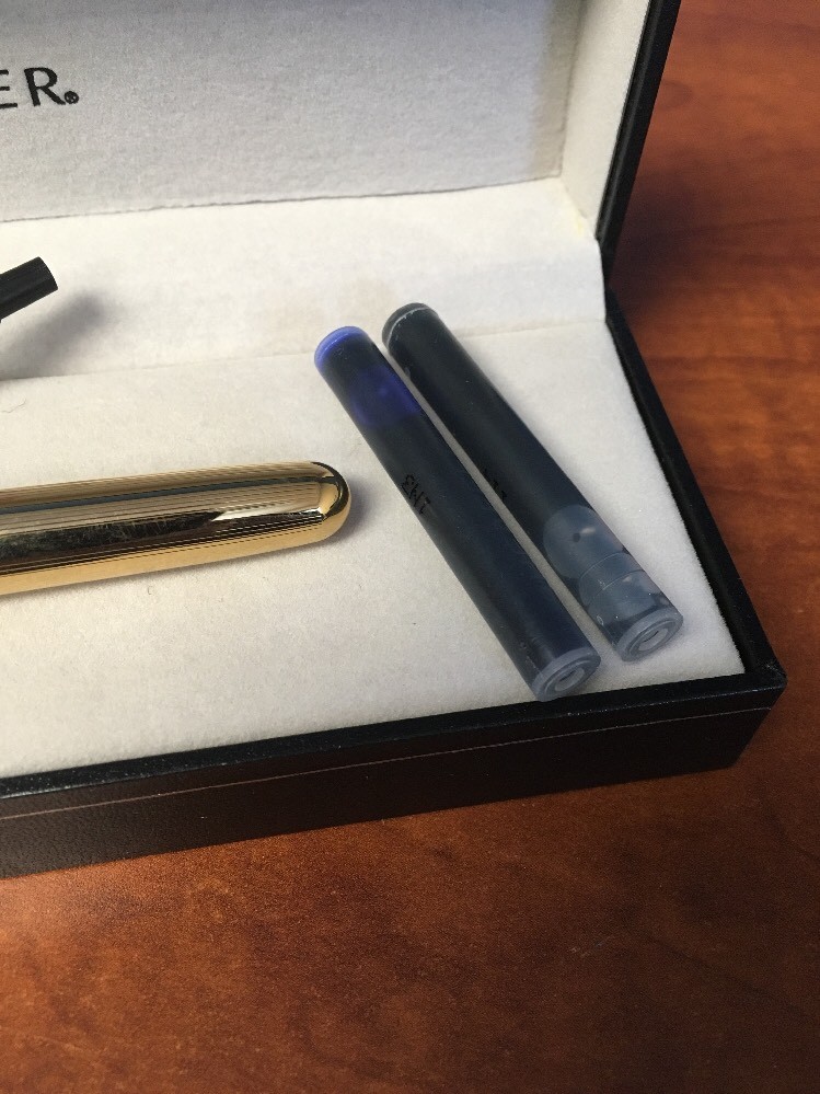 Sheaffer Prelude 22K Gold Plate “M” Nib Fountain Pen
