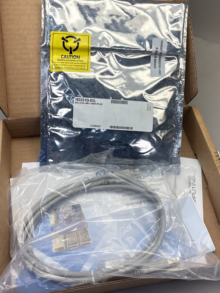 Digilent MCC USB-1208FS-Plus - Multifunction USB DAQ Device, Seal intact!