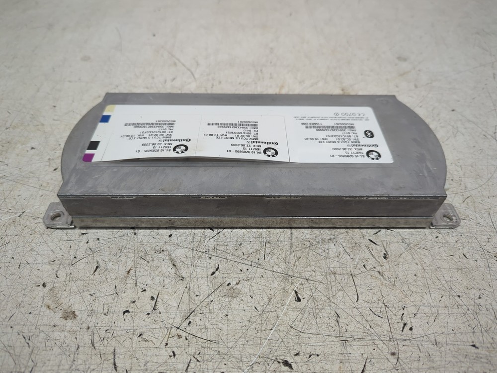 2009 BMW X5 TELEMATICS CONTROL UNIT MODULE MK2/E70 920589501 #00118428