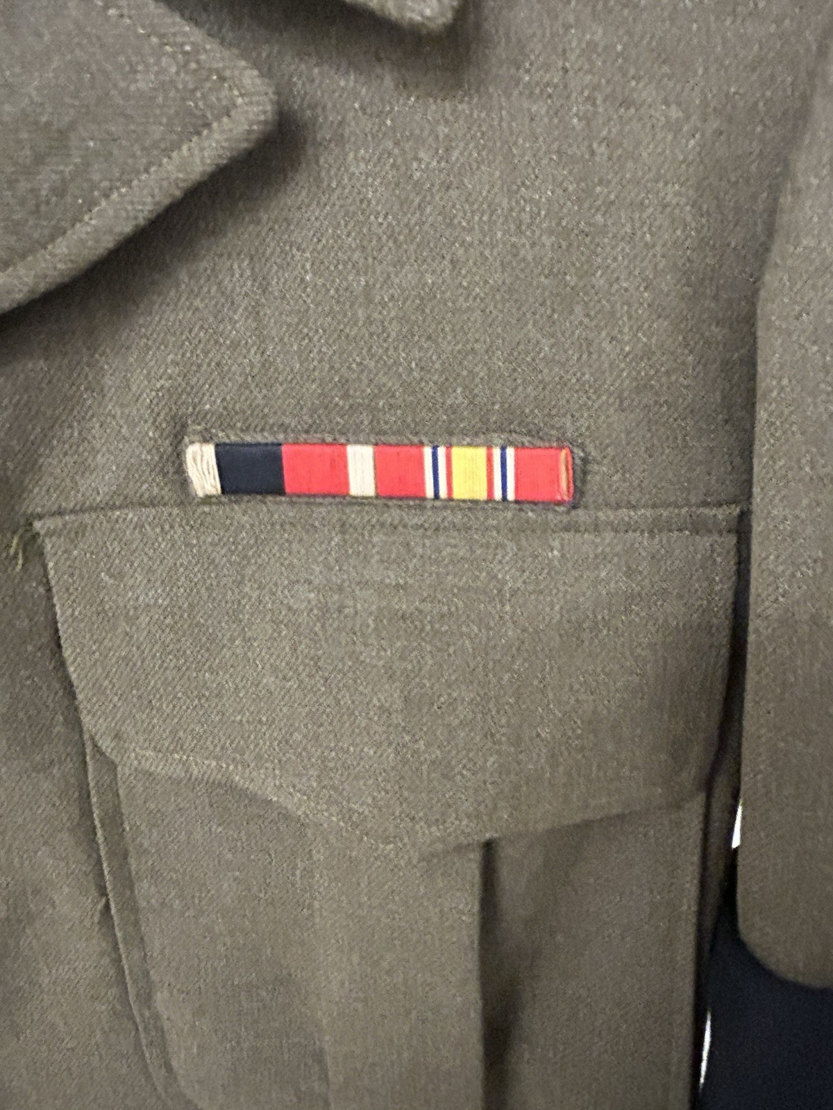 WW2 Era US Army MP Ike Jacket with Meritorious Unit Citation/ E3