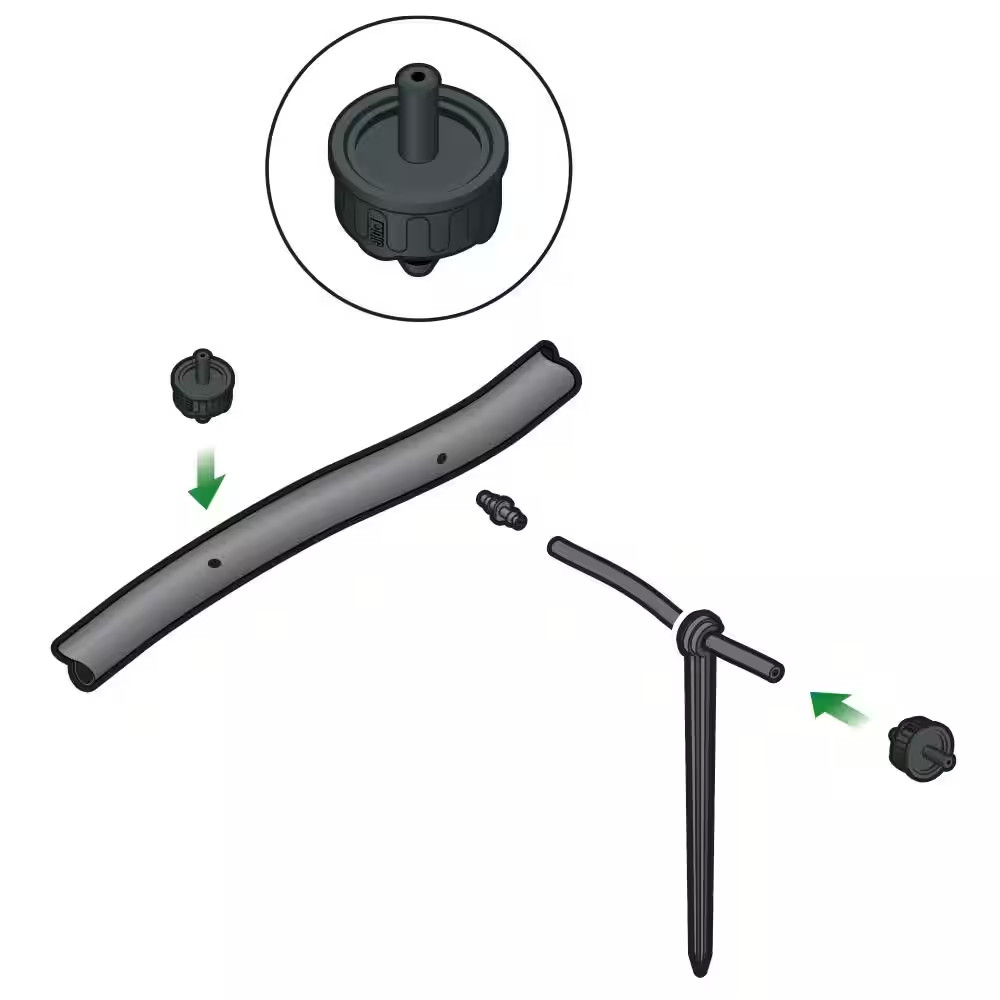 1 GPH Compensating Drippers (10-Pack)