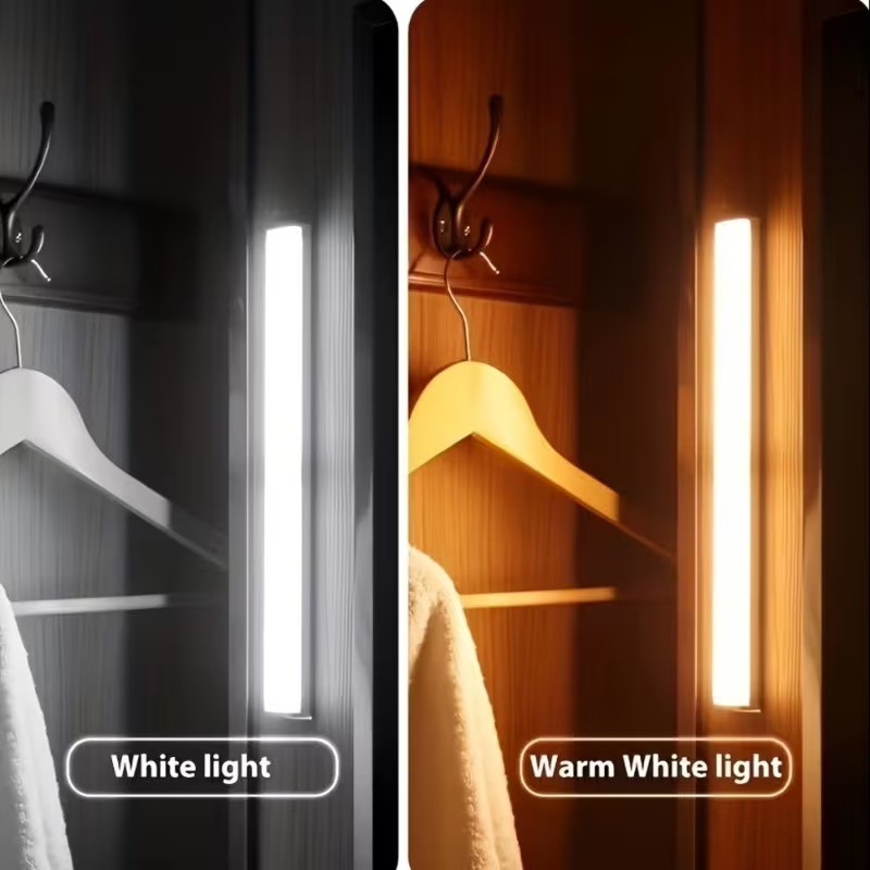 6-Pack 30cm LED Motion Sensor Cabinet Lights Wireless Rechargeable Closet