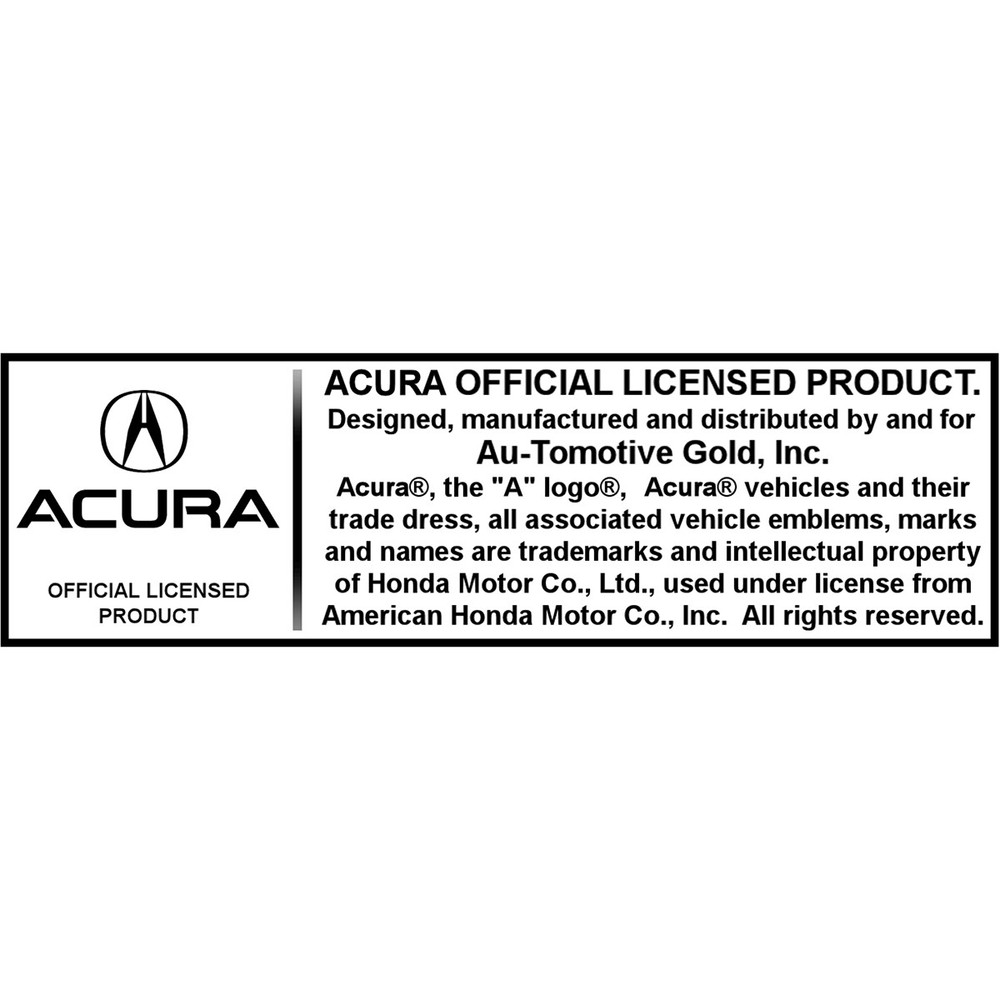 Acura Leather Keychain (Black)