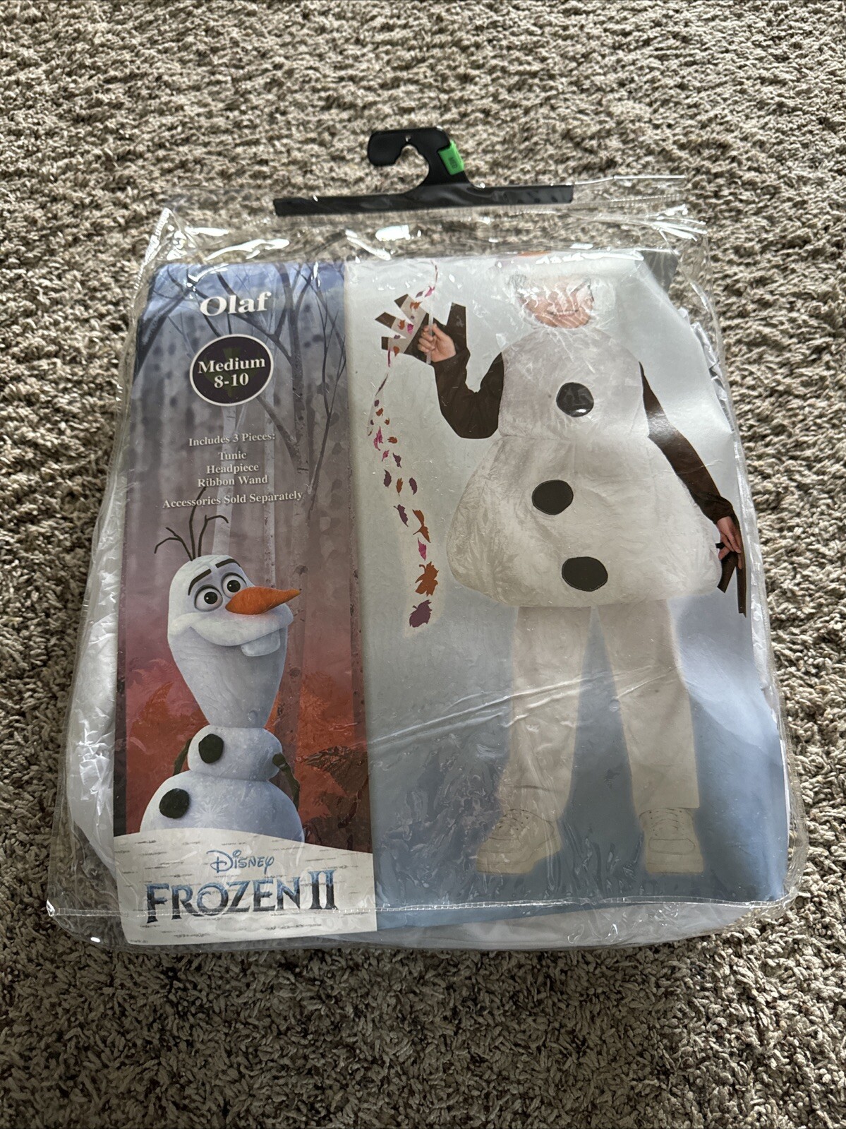 Disney's Frozen 2 Olaf Halloween Costume, Size Medium Ages 8-10 New