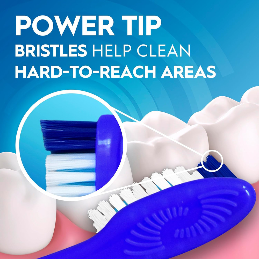 Toothbrush Dual Clean, Medium, 6 Count