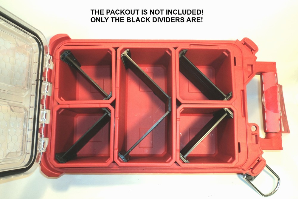 MILWAUKEE PACKOUT Bin Dividers Set COMPACT HIGH PROFILE ORGANIZER FULL Bundle