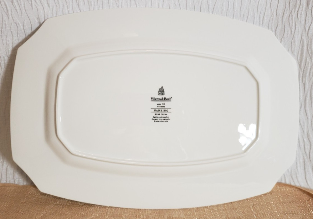 Villeroy & Boch NANKING Bone China Serving Tray / Rectangular Platter Plate