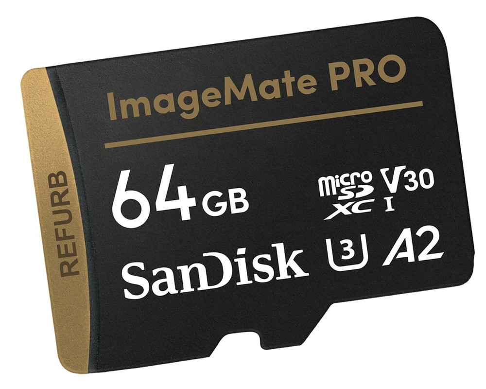 SanDisk 64GB ImageMate Pro microSDXC UHS 1 Memory Card