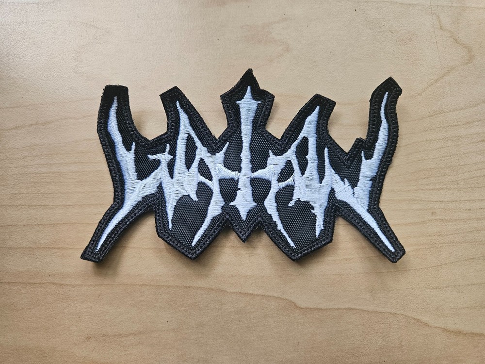 WATAIN, SEW ON WHITE EMBROIDERED PATCH
