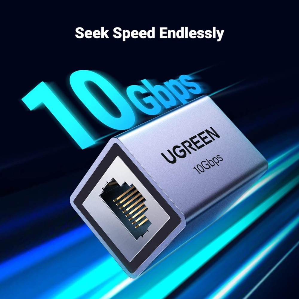 High-Speed Ethernet Coupler - 10Gbps Data Transfer, 328ft Extend, Durable Design