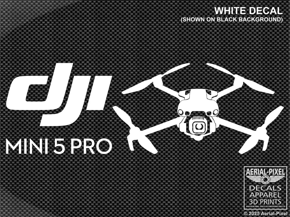 DJI Mini 5 Pro Window / Case Decal Drone Sticker