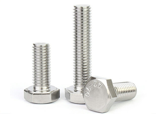 M9x1 / M9x1.25 304 Stainless Steel M9 Hexagon Head BoltsHex Head Screws Pitch