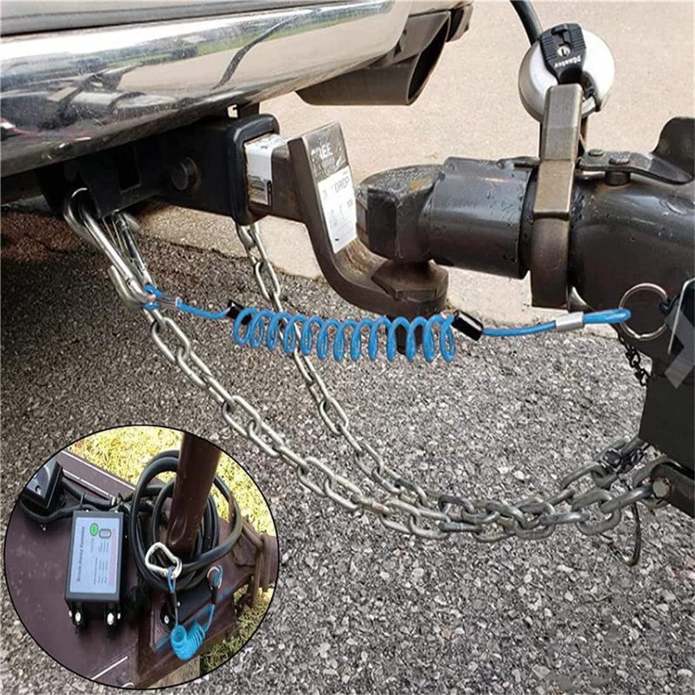 4Ft Trailer Breakaway Switch Trailer Break Control Kit Electric Brake Switch