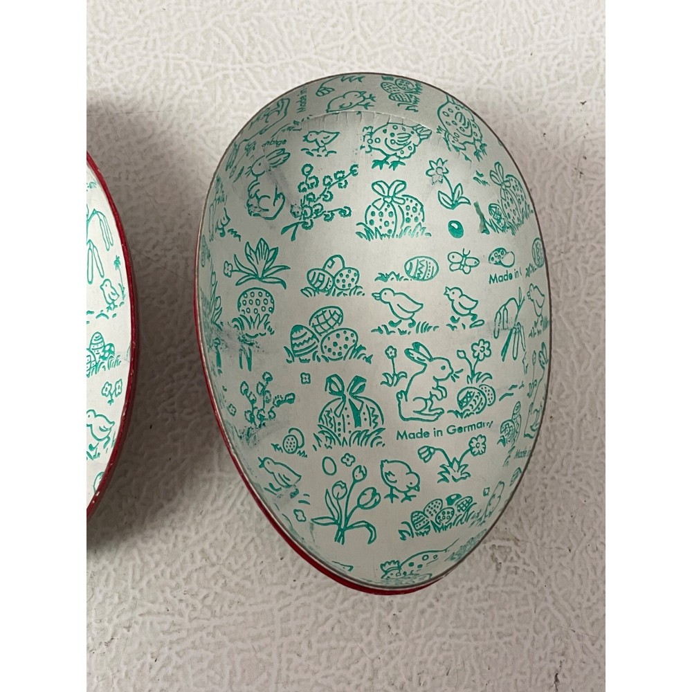 Vintage German Easter Egg Rabbit & Chicks Design by M. Drechsel Germany