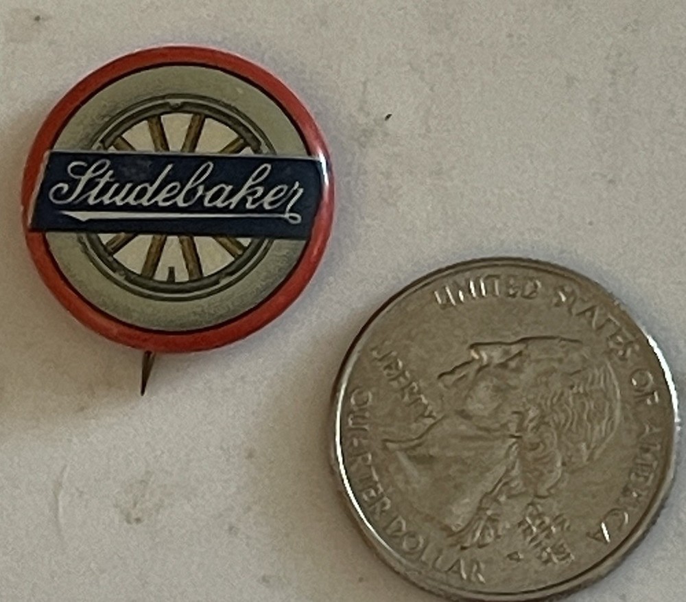 Antique Studebaker Button Pinback Whitehead & Hoagg
