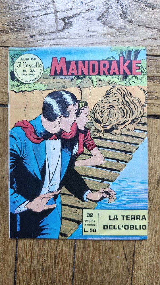 MANDRAKE Il Vascello 1963 36 Ed. Sword