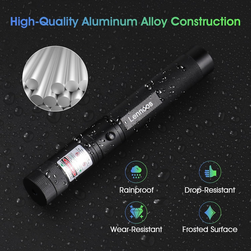 USB-C Rechargeable Green Beam Laser Presentation Remotes - Advanced Construction