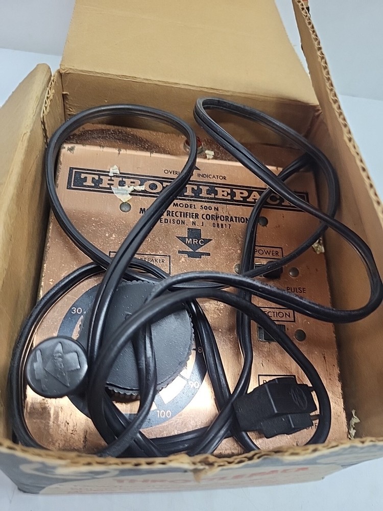 MRC THROTTLE PACK MODEL 500 TRAIN TRANSFORMER Used and not Tested