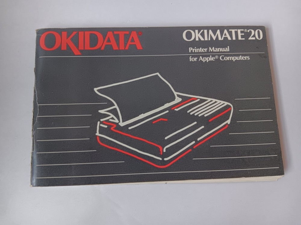 Okidata Okimate 20 Printer Manual For Apple Computers