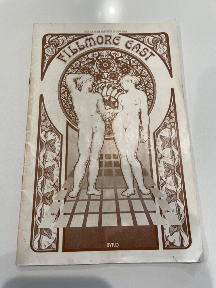 TEN YEARS AFTER FILLMORE EAST CONCERT no ticket,PROGRAM