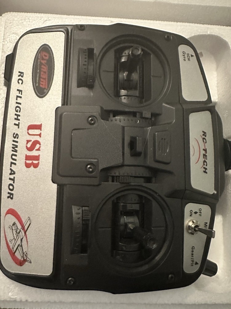 Dynam USB RC Flight Simulator Controller In Original Box USED CONDITION