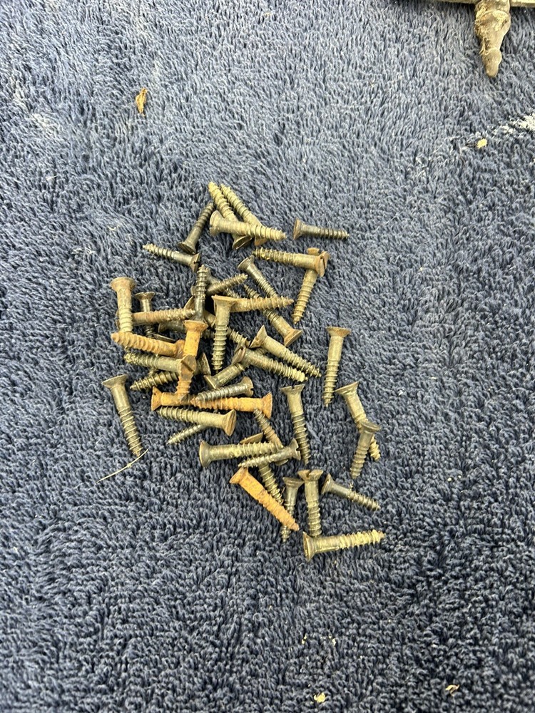 1930 Window Hardware 4 Sets Complete Latches Hinges Hold Open Pistons