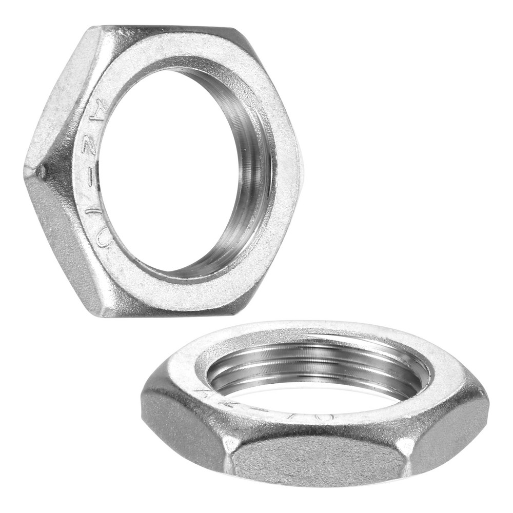 2-Pack Cast Pipe Fitting Hex Locknut, G3/4 Female Thread Hex Locking Nut