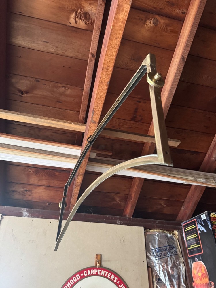 Vintage arched boat window frame