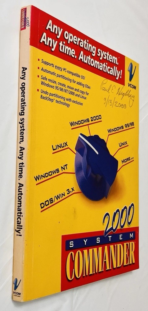 System Commander 2000 User Manual VCOM Partitioning Guide Windows Linux PB Vtg