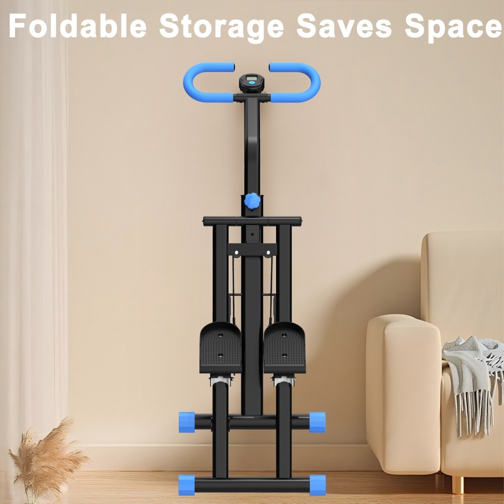 Adjustable Vertical Climber - Stable Stair Stepper for Full-Body Home Workout