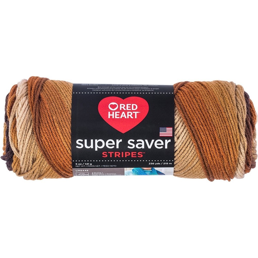 Super Saver yarn, Latte Stripe
