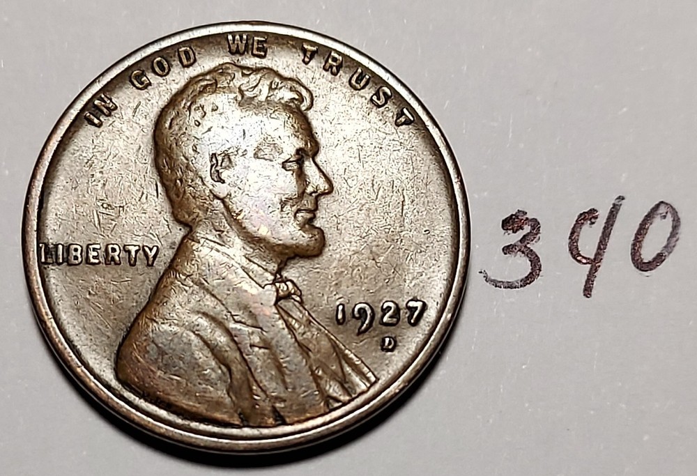 1927-D Lincoln Wheat Cent #340