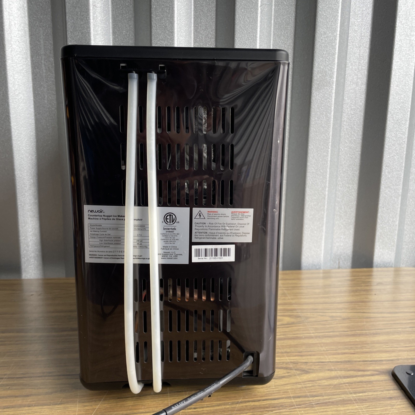 Newair 44lb Countertop Nugget Ice Maker NIM044BS00 Black