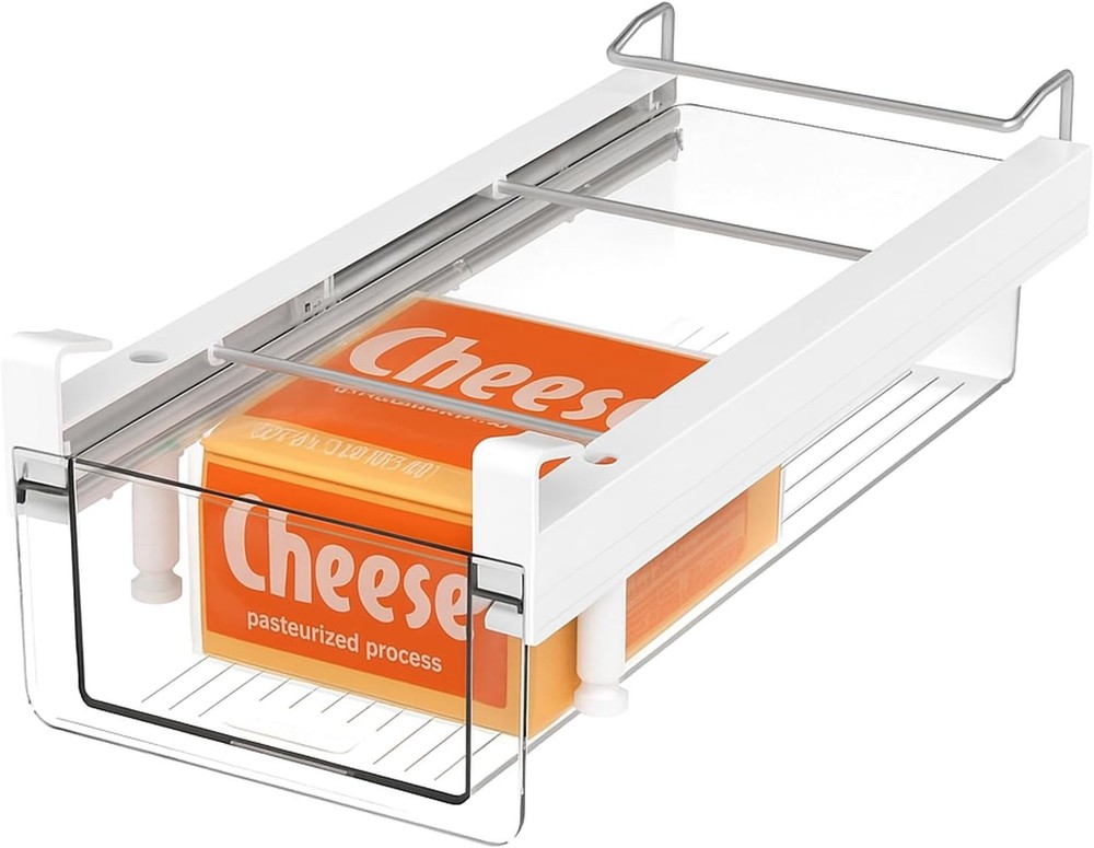 Refrigerator storage drawer, transparent plastic refrigerator storage container