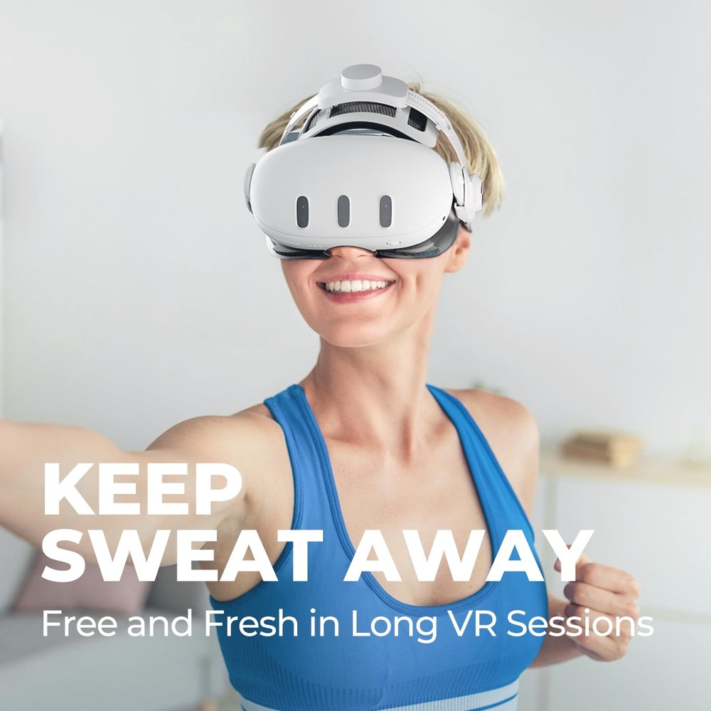 Cooling Face Pad Facial Interface for Meta Quest 3, NOT Compatible with Meta ...
