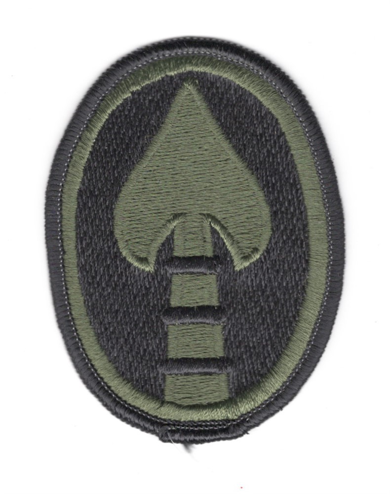 Army Patch: U.S. Special Operations Command - subdued, merrowed edge