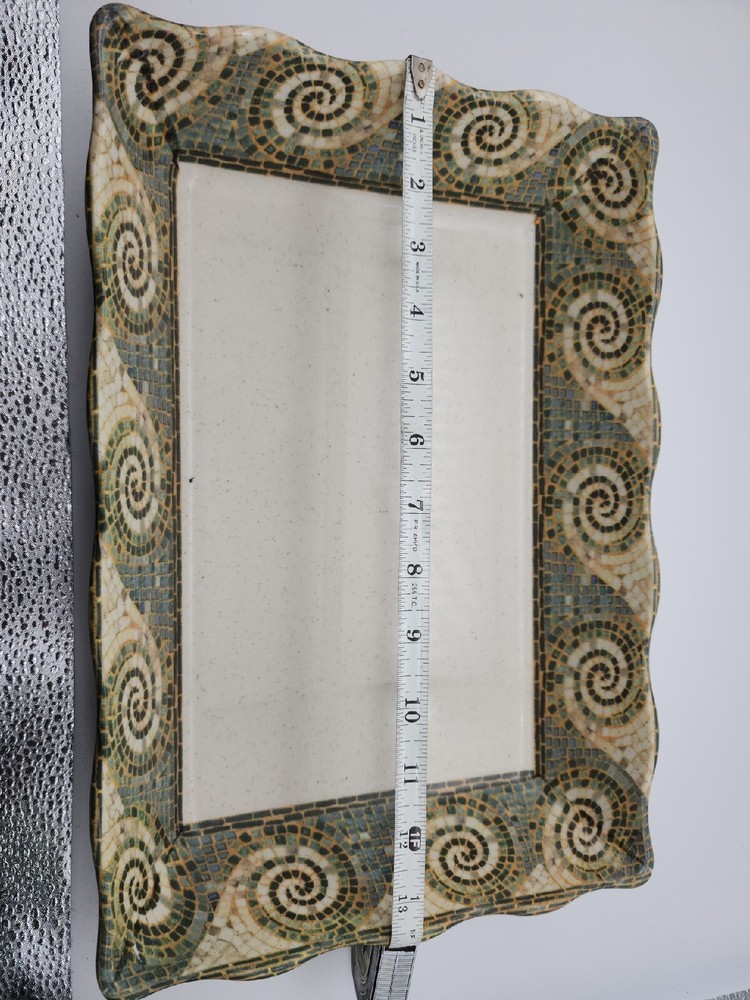 GET ML-88 & OP-619-MON Mosaic Waves Design Dish