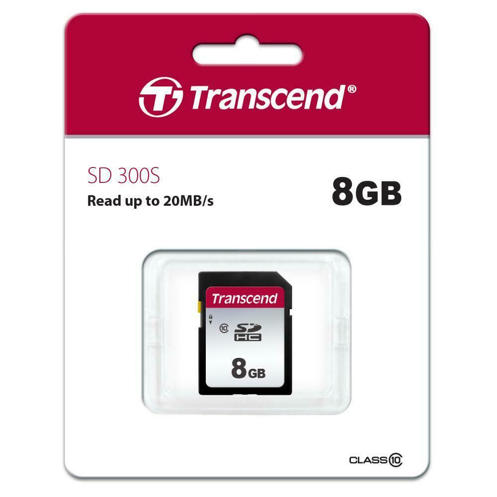 Transcend 8GB SDHC Class 10 Memory Card + Case Organizer Deluxe Starter Kit