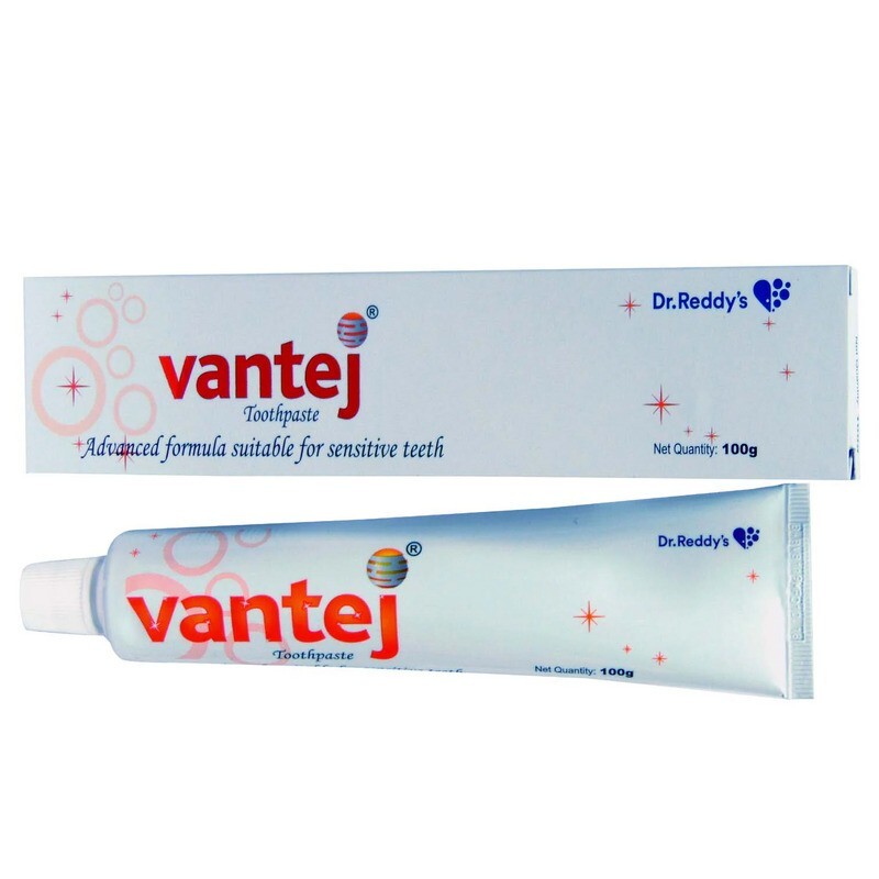 Dr. Reddy's Vantej Toothpaste Advanced Formula suitable for Sensitive Teeth 100g