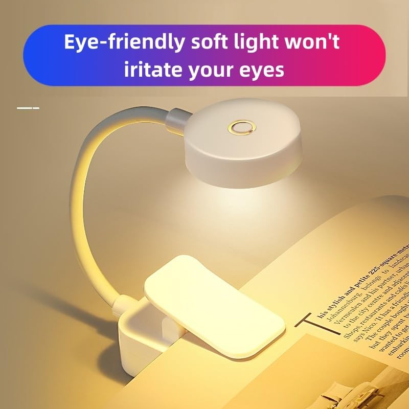 4 Pack Book Light Bulk for Reading in Bed， 3 Color Temperature Reading Light，...