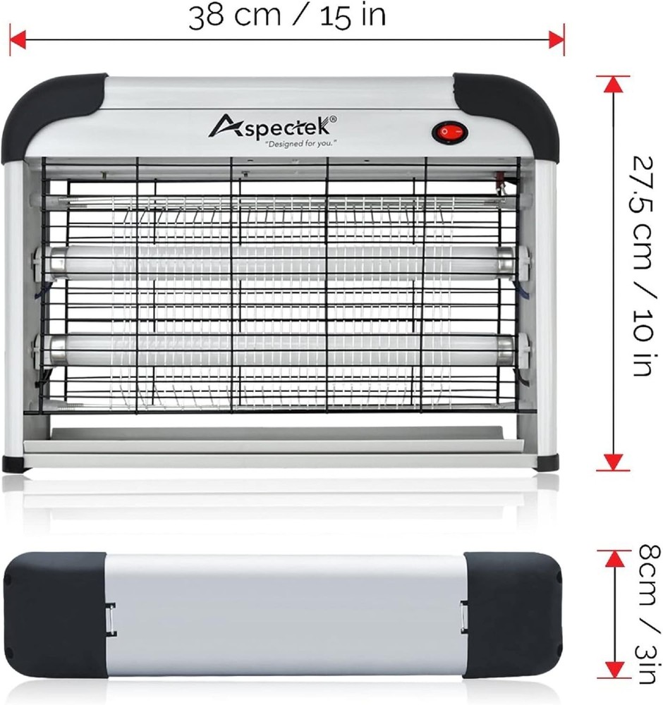 Insect Killer, Bug Zapper, Powerful 20W Electronic Indoor Fly Zapper for Mosq...
