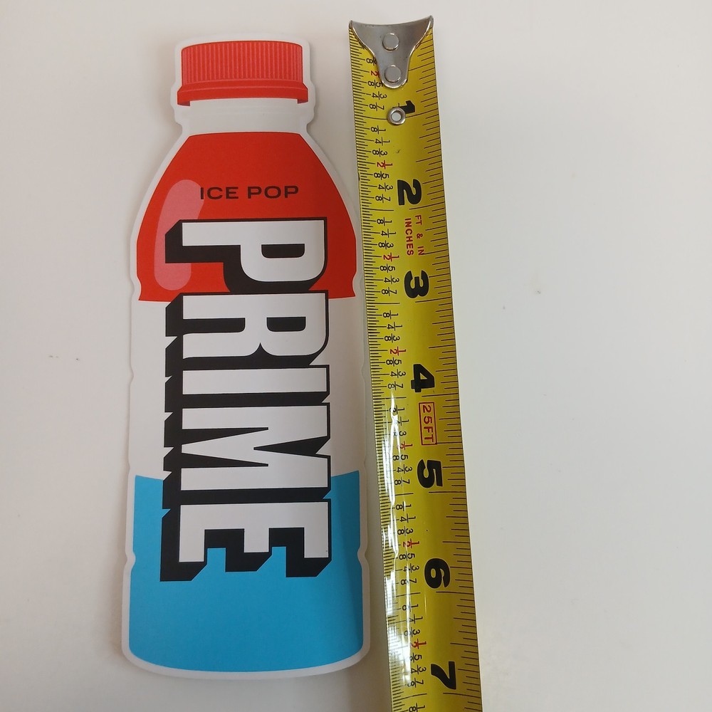 Prime Hydration Ice Pop Sticker 6.5" x 2.5"