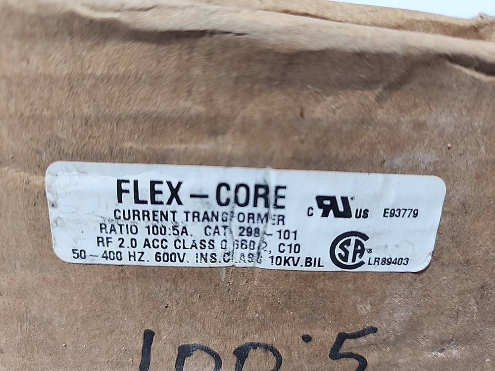 Flex-Core Current Transformer 298-101, 100:5A