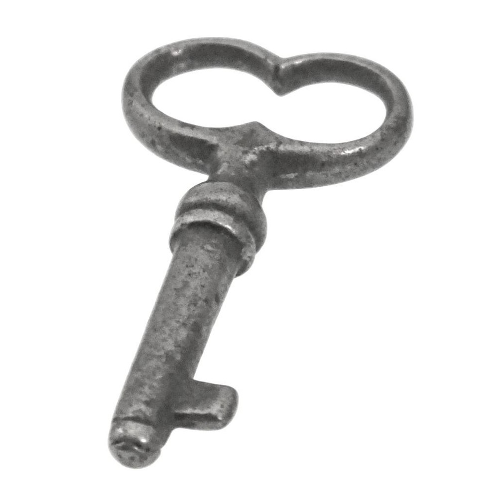 SMALL TINY Key with WIRE Bow 1⅛" - Antique Key Vintage Key Solid Shaft ref.k875