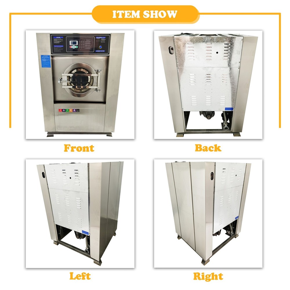 220V 60HZ Fully Automatic Laundry Washing Machine Washing and Drying Machine